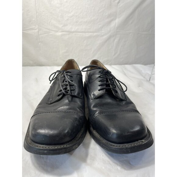 Florsheim Men's BLACK Leather SQUARE Toe DRESS Shoe MOD Oxford size 8.5 m - Picture 8 of 14